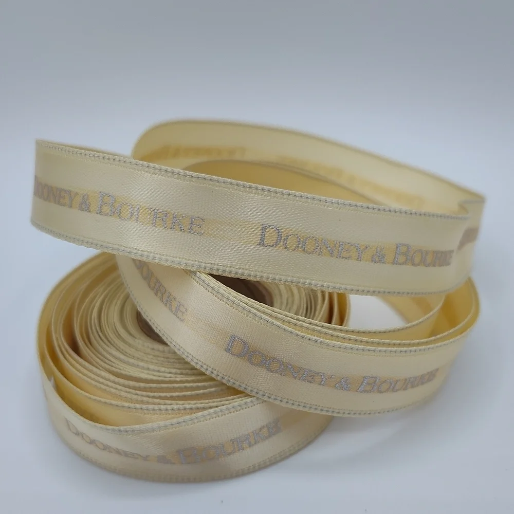 Dooney & Bourke Wired Satin Ribbon Two (2) Yards 5/8